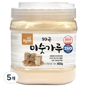 토종마을 10곡 미숫가루, 5개, 800g