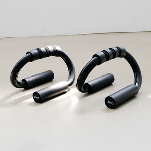 이노이 아치그립 S자형 푸쉬업바 2p, 검정
