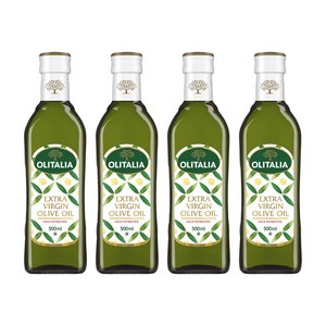 올리타리아 엑스트라버진 올리브유, 500ml, 4개
