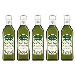 올리타리아 엑스트라버진 올리브유, 500ml, 5개