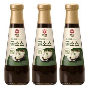 백설 프리미엄 굴 소스, 350g, 3개