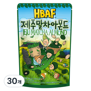 바프 제주말차 아몬드, 190g, 30개