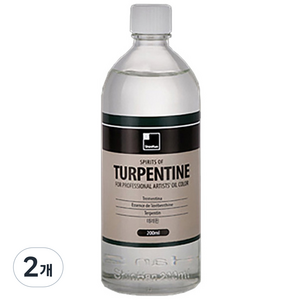 신한 일반용 유화보조제 테레핀, 200ml, 2개