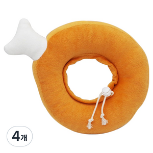 요런개 반려동물 맛있는 모양 넥카라, 01 닭다리, 4개