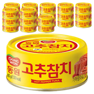 동원참치 고추참치, 85g, 24개