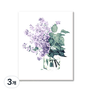 아이러브페인팅 워터아트 DIY 명화그리기 40 x 50 cm, 라일락글라스, 3개