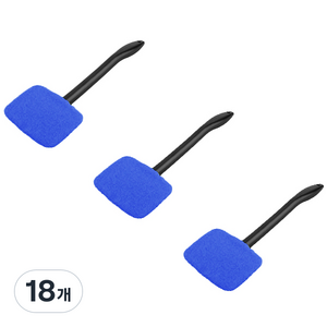 블럭마트 차량용 유리닦이 블루, 18개