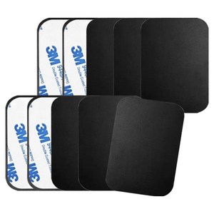 어반카 휴대폰 마그네틱 자석 접착식 스틸패치 사각 65 x 45 mm 10p, 1세트, Black