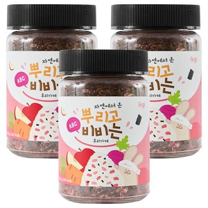 퍼기 자연에서 온 뿌리고 비비는 후리가케, ABC, 100g, 3개
