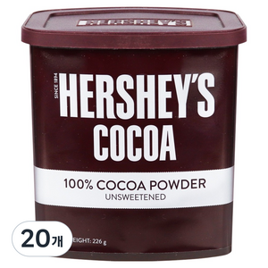 허쉬 코코아 파우더, 20개, 226g, 1개입