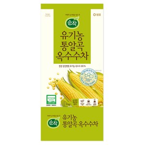 순작 유기농 통알곡 옥수수차, 1kg, 1개입, 1개