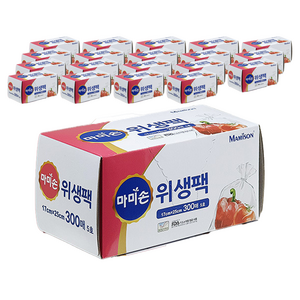 마미손 위생팩 5호 소 17 x 25 cm, 소(S), 300개, 20개