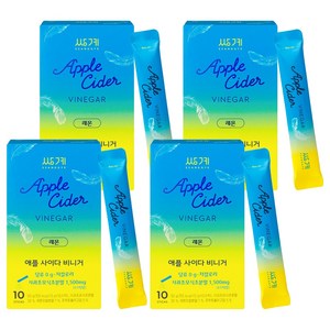 쌍계명차 애플사이다비니거 레몬, 50g, 4개