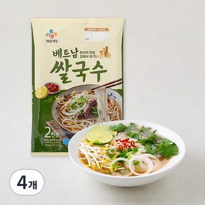CJ제일제당 베트남식 쌀국수 2인, 375g, 4개
