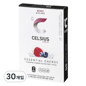 셀시어스 OTG 온더고 비타민 피트니스 에너지드링크 베리, 4.5g, 30개입