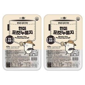 심플잇 현미포켓누룽지, 429g, 2개
