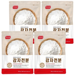 OQB 감자전분, 500g, 4개