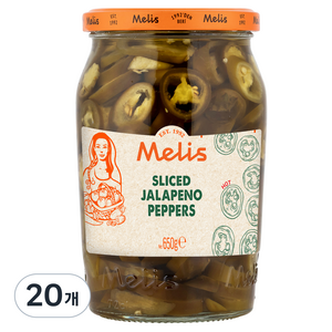 Melis 할라페뇨 페퍼, 650g, 20개