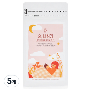 연우제다 숨 내쉬기, 1.5g, 10개입, 5개