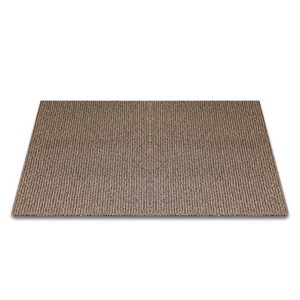 순수 코일 현관매트 120 x 60 cm 두께 12mm, 베이지 + 브라운, 1개