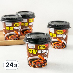 곰곰 한컵 짜장 떡볶이, 120g, 24개
