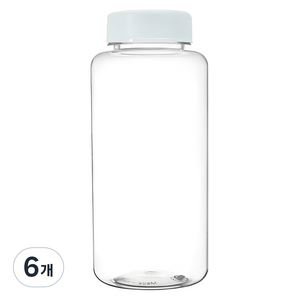 아조아닷컴 내냉 내열 스탠다드 용기, 파스텔블루, 1L, 6개