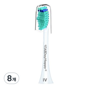 올데이해피 필립스 호환용 전동칫솔모, HX6014P, 8개