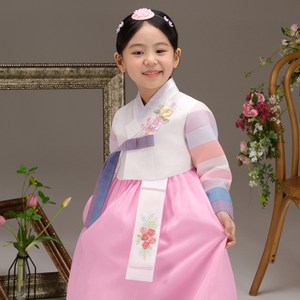 더예한복 여아용 316 단비색동 한복세트 골드박스 특가