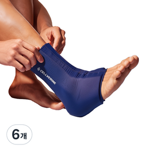 셀버린 크라이오써모 젤 발목밴드, 네이비, 6개