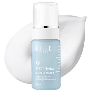 ELLE PARIS EXO 하이드라 2IN1 물광 버블 토너 & 마스크 [수분량 개선 임상], 1개, 95ml