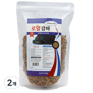 내츄럴한 로얄감마 거북이 사료 리필, 200g, 2개
