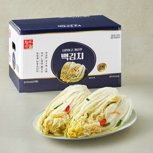 황보마을 백김치, 3kg, 1개