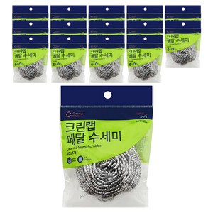 크린랩 메탈 수세미, 1개입, 15개