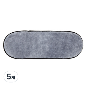 세사퍼피 강아지 쁘띠 극세사 타월, 그레이, 5개
