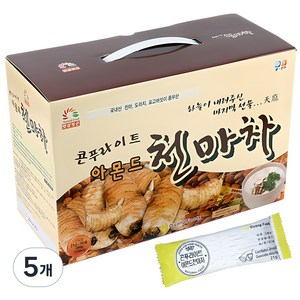 오양식품 콘푸라이트 아몬드 천마차, 21g, 90개입, 5개
