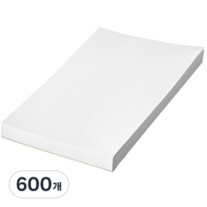 탐사 프리미엄 무지 상장용 백상지 160g, 화이트, 600개