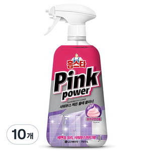 홈스타 핑크파워 샤워부스 찌든 물때 클리너, 750ml, 10개