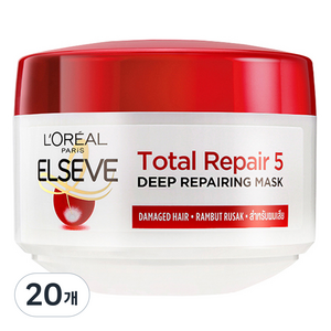 로레알파리 토탈 리페어 5 리페어링 헤어마스크, 20개, 200ml
