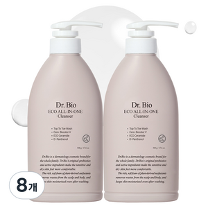 닥터바이오 에코 올인원 클렌저 워시, 500g, 8개