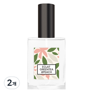 더허브샵 오 드 퍼퓸 에끌라그린티피치, 30ml, 2개