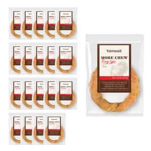 탐사 모어츄 링타입, 15g, 20개, 혼합맛(칠면조, 소힘줄, 닭고기)