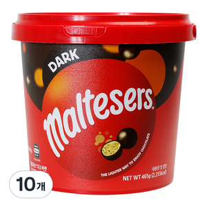 몰티져스 다크 버켓, 465g, 10개