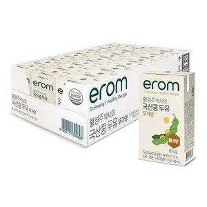 이롬 황성주 박사의 국산콩 두유 무가당, 140ml, 24개