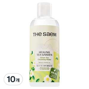 더샘 힐링 티 가든 그린티 클렌징 워터, 300ml, 10개