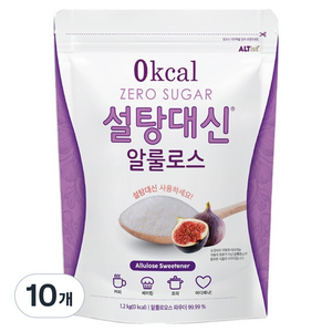설탕대신 대체당 나한과 알룰로스, 1.2kg, 10개