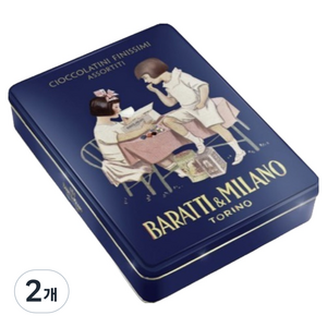 바라티앤밀라노 어쏘티드 크레미노 틴 초콜릿 9p 랜덤발송, 100g, 2개