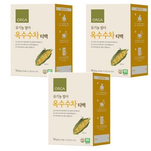 올가홀푸드 유기농 발아 옥수수차, 10g, 15개입, 3개