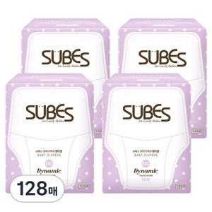 슈베스 다이나믹 플러스 팬티형 기저귀 아동공용, 점보형(2XL), 128매