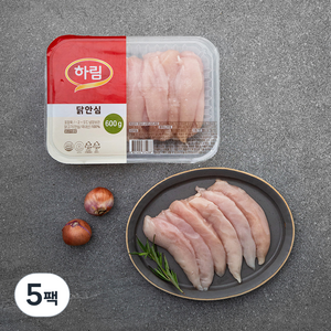 하림 닭안심 (냉장), 600g, 5팩