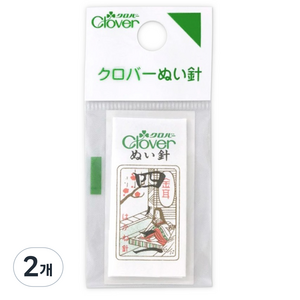 Clover 일반 원단용 골드팁 바늘 25p, 12211, 2개